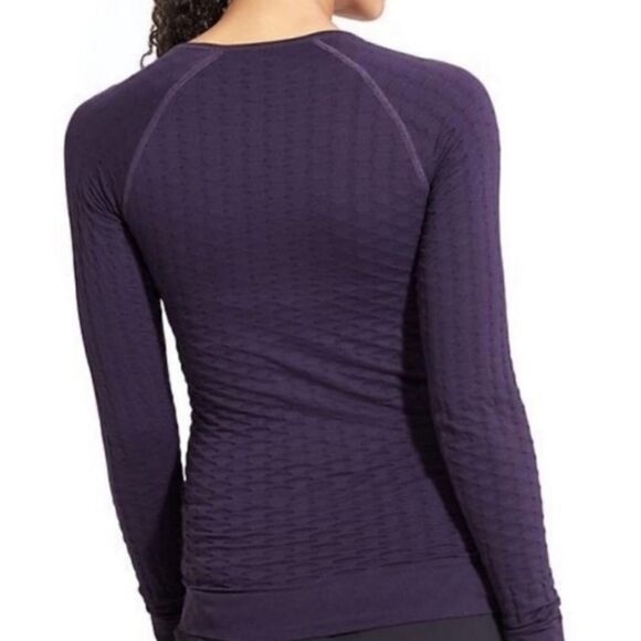 ATHLETA Epitomize Long Sleeve Athletic Top Purple size XS - Picture 2 of 4